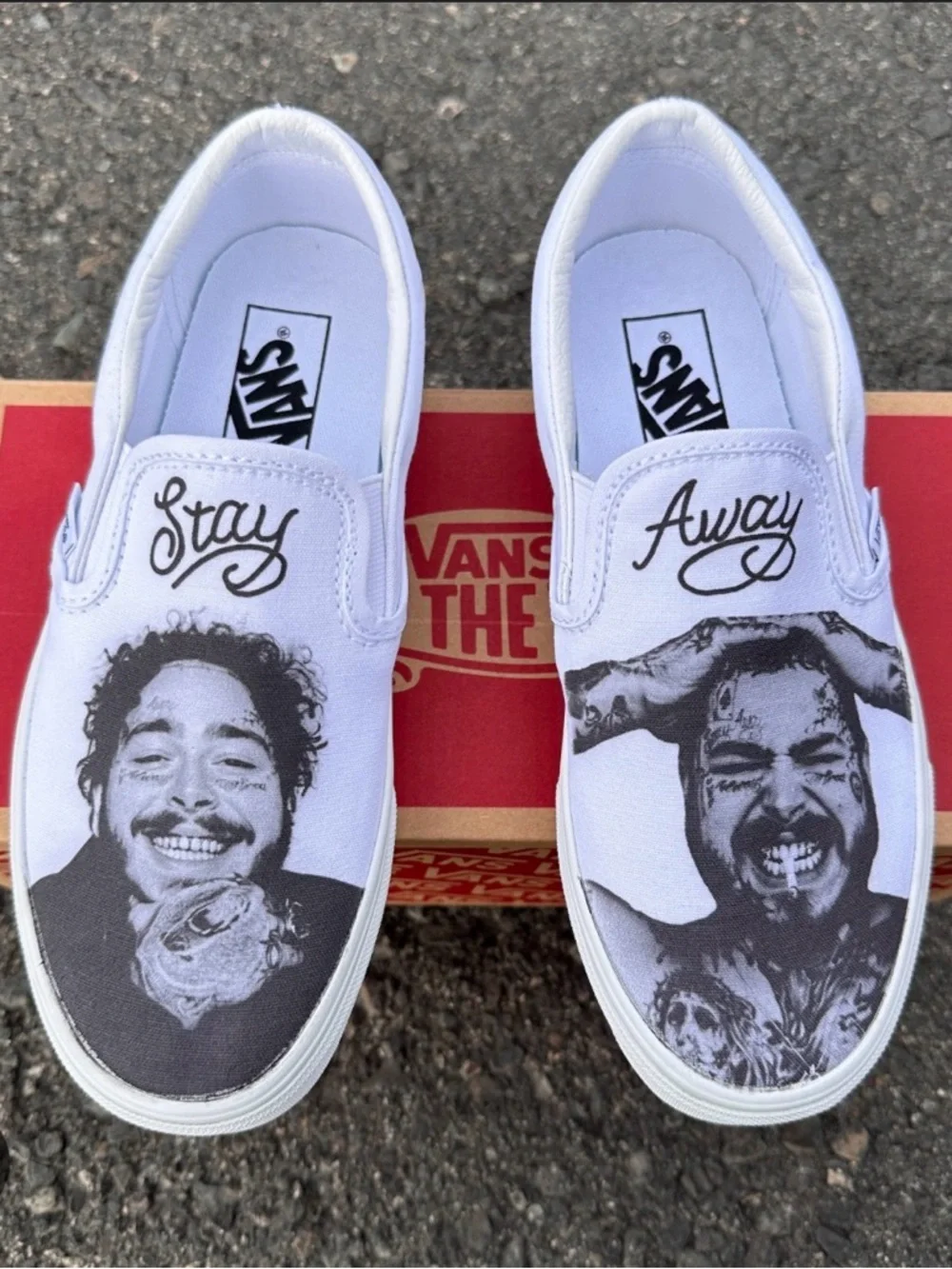 Custom Post Malone Vans - Picture 1 of 6